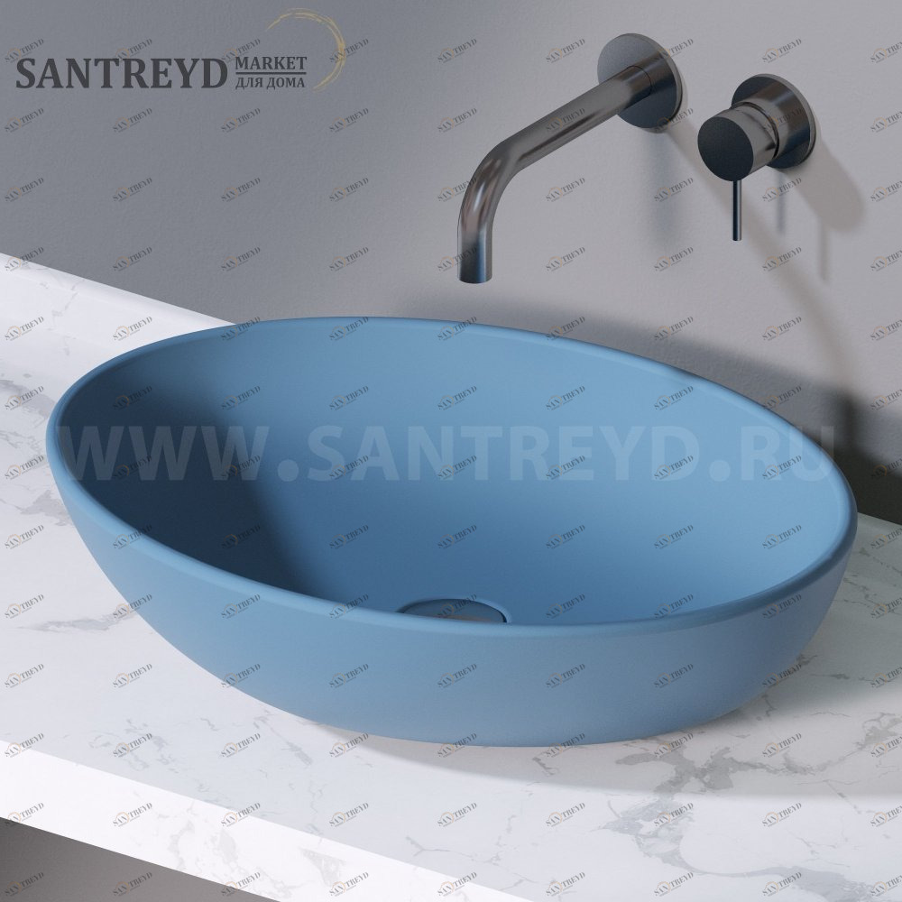 L243141 Накладная раковина на столешницу  овальная A. e T. Italia THIN AeT ITALIA