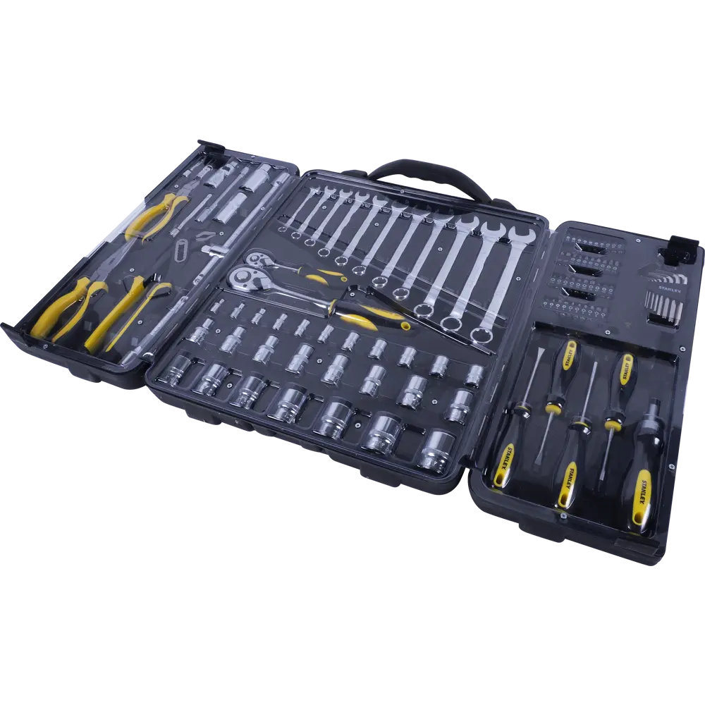 Набор ключей и торцевых головок, 110 предметов Stanley STLM-2200811