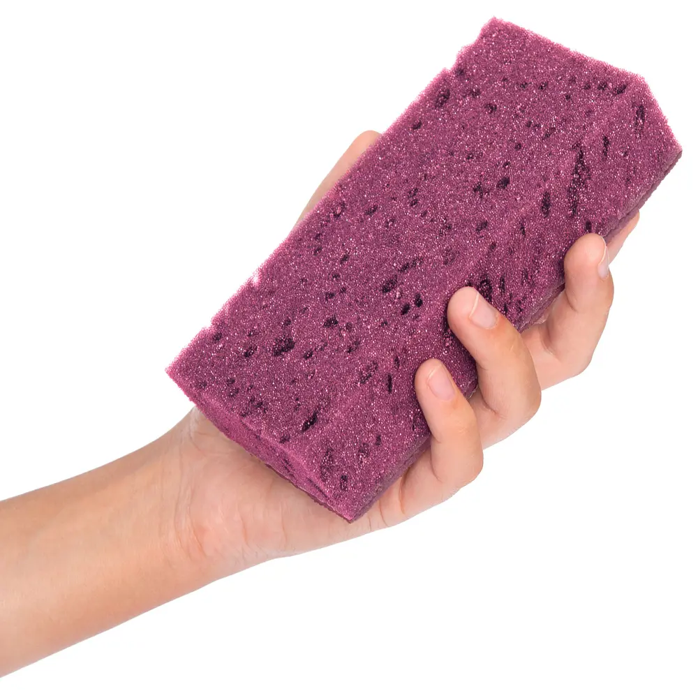 Губка хозяйственная HOMEQUEEN Мега цвет бордовый 89436414 STLM-1577931 - Вид №3