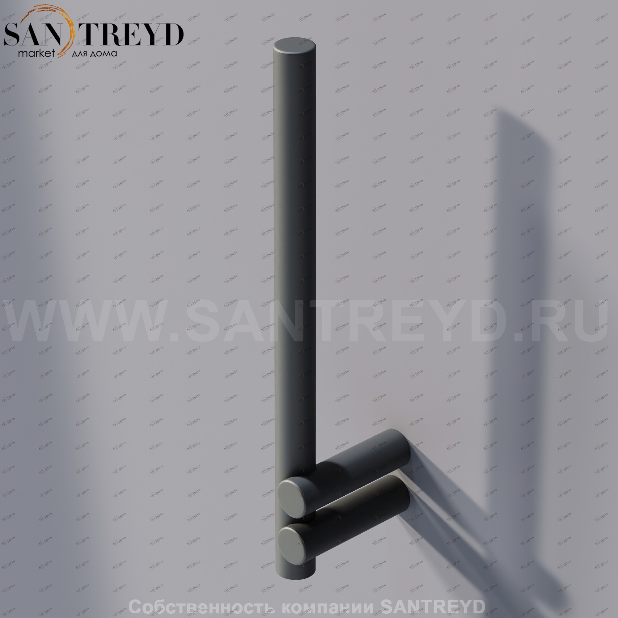 Agape DOT LINE Запасной держатель для туалетной бумаги настенный черный ADTL0454.N ADTL0454N