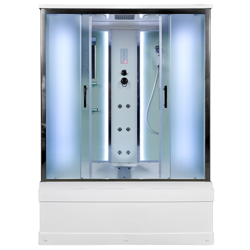 ЕМ1512 L с электрикой (эл.) Душевая кабина DETO Серия EM ЕМ4516 LED с гм. - Вид №1