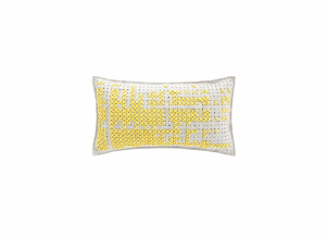 100077 Подушка Abstract темно-желтая 64x36 см GAN Canevas