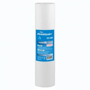 Картридж Аквабрайт для мех. очист. воды, 10 мкр, SLIM Line 10" вспенен. полипроп. ПП-10 М 129300