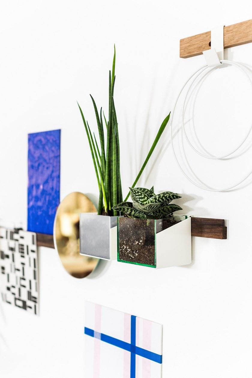 Atelier Belge Деревянная полка с металлическими контейнерами sun-id-1443567 - Вид №8