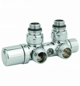 Carlo Poletti V42110E Tермостатический прямой кран для железной трубы.