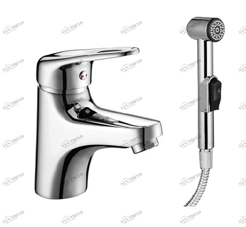 LM4116C Смеситель Luna для раковины с гигиеническим душем LEMARK LUNA