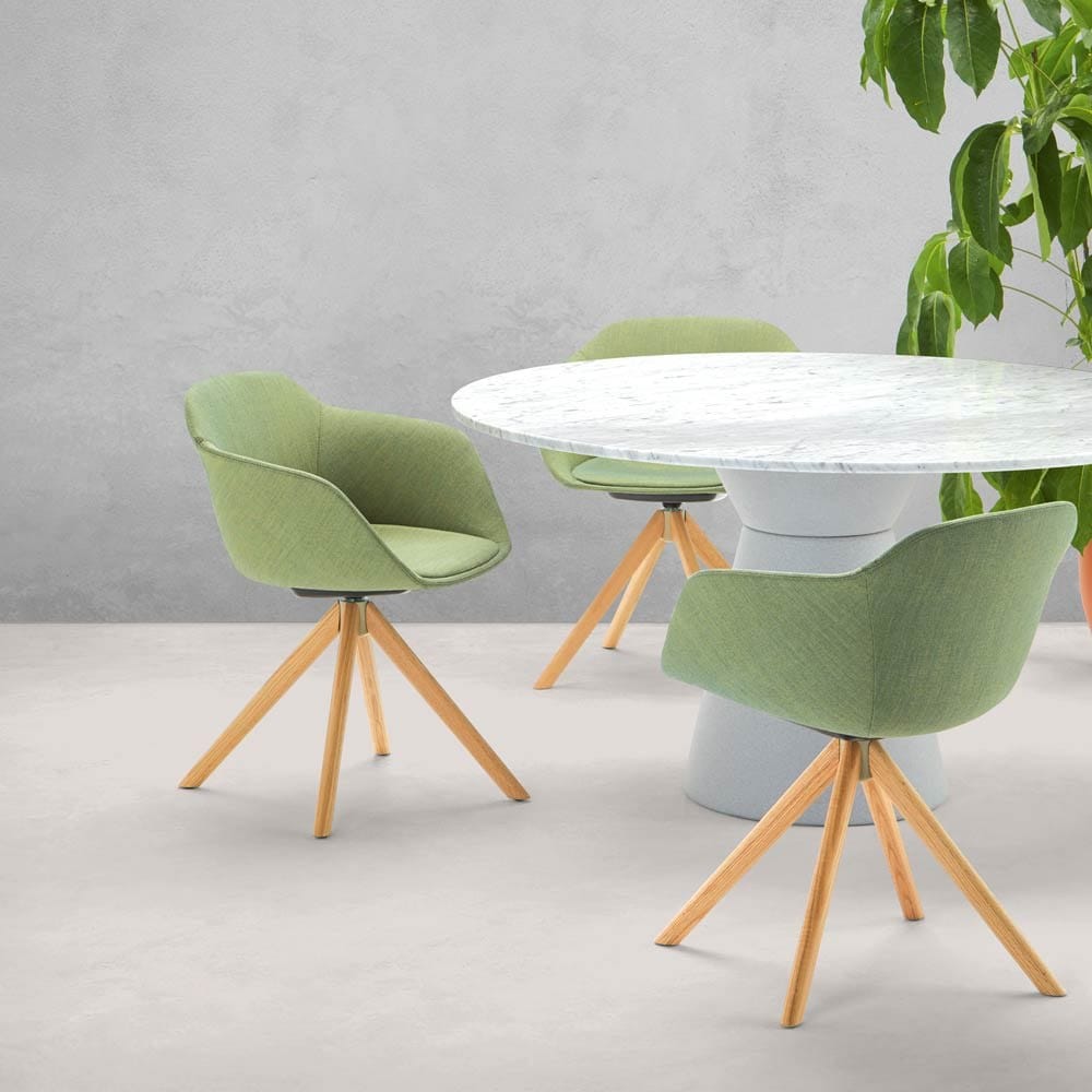 Поворотный стул на тканевом насесте INCLASS Taia ARCH-00151547 - Вид №3