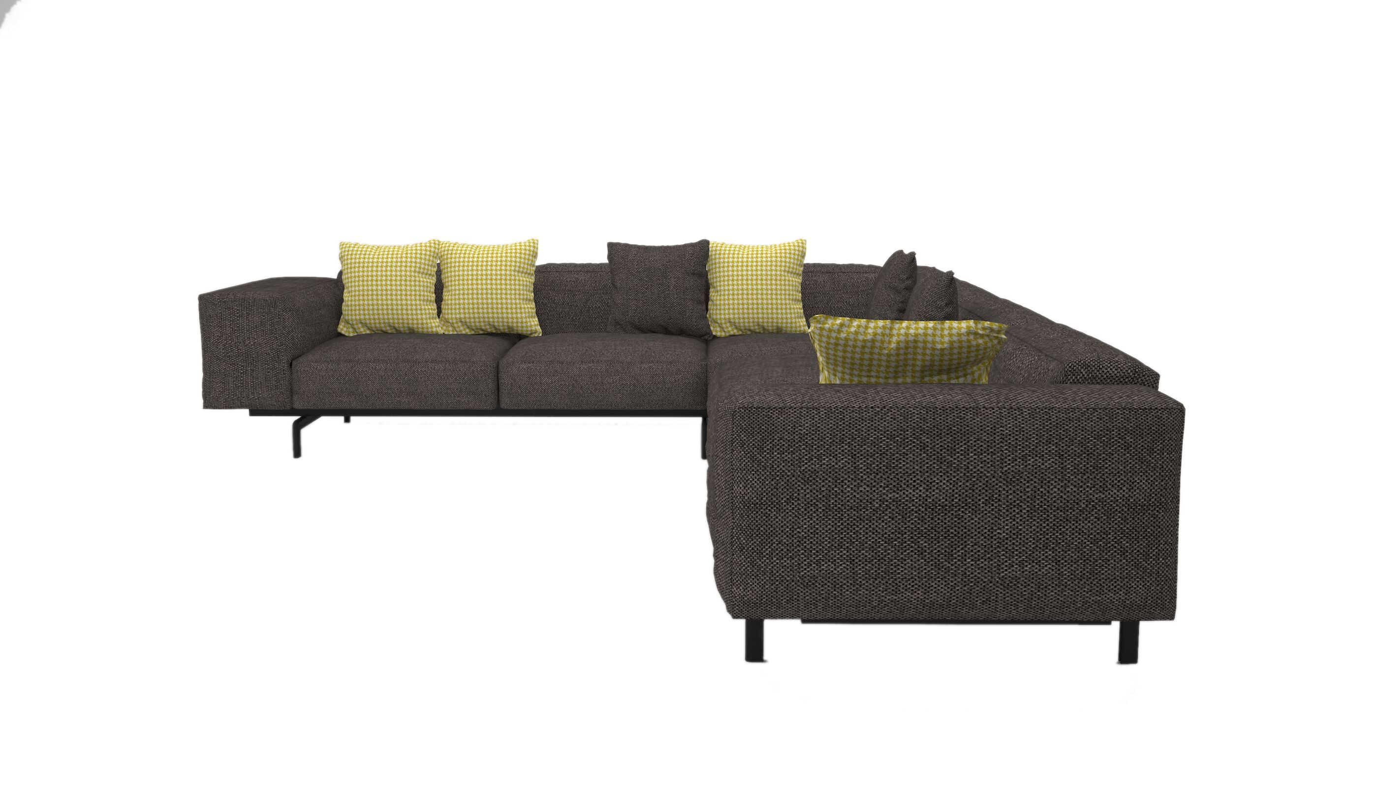 Съемный угловой диван из ткани Kartell LARGO ARCH-00058298 - Вид №1