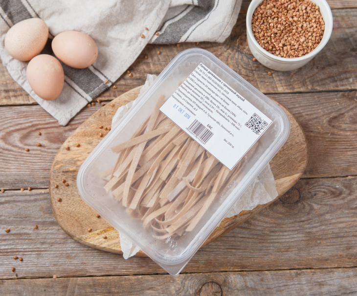 2245 Лапша "Домашняя" с гречневой мукой Вкусляндия  - Вид №1