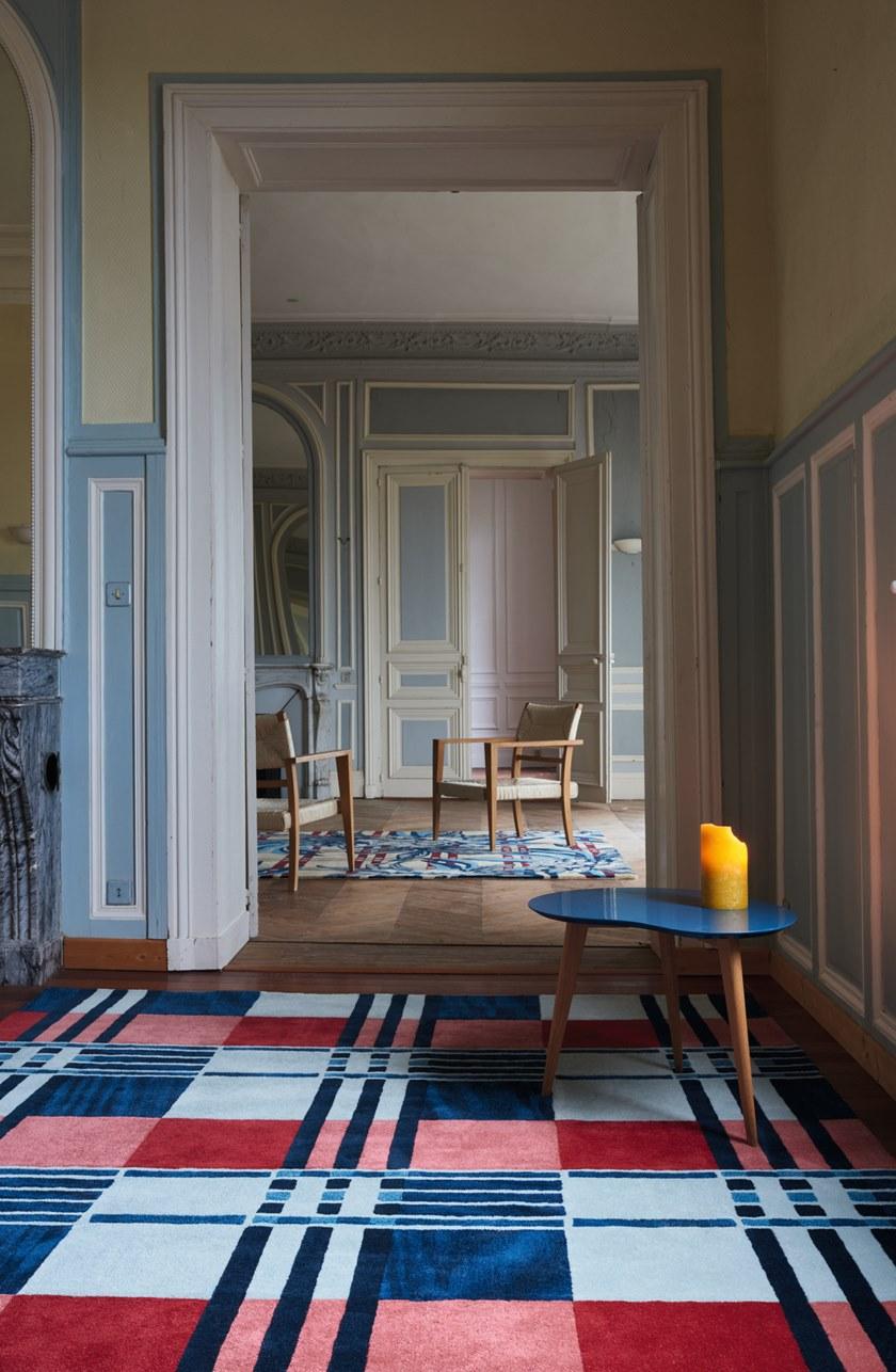 Toulemonde Bochart Прямоугольный шерстяной коврик с геометрическими мотивами Organic sun-id-1488693 - Вид №4