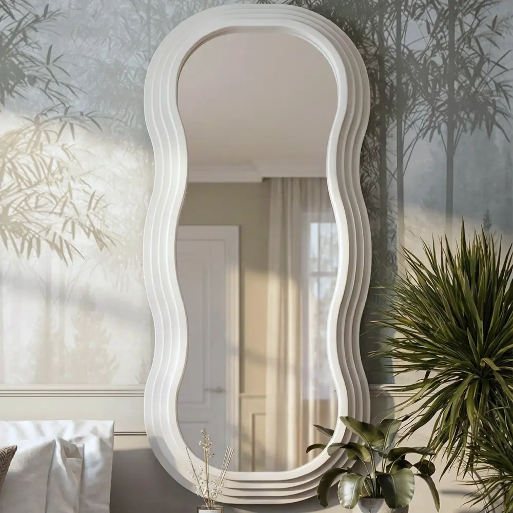 Зеркало декоративное Nuage фигурное 55x125 см пластик цвет белый Santreyd STLM-2156418