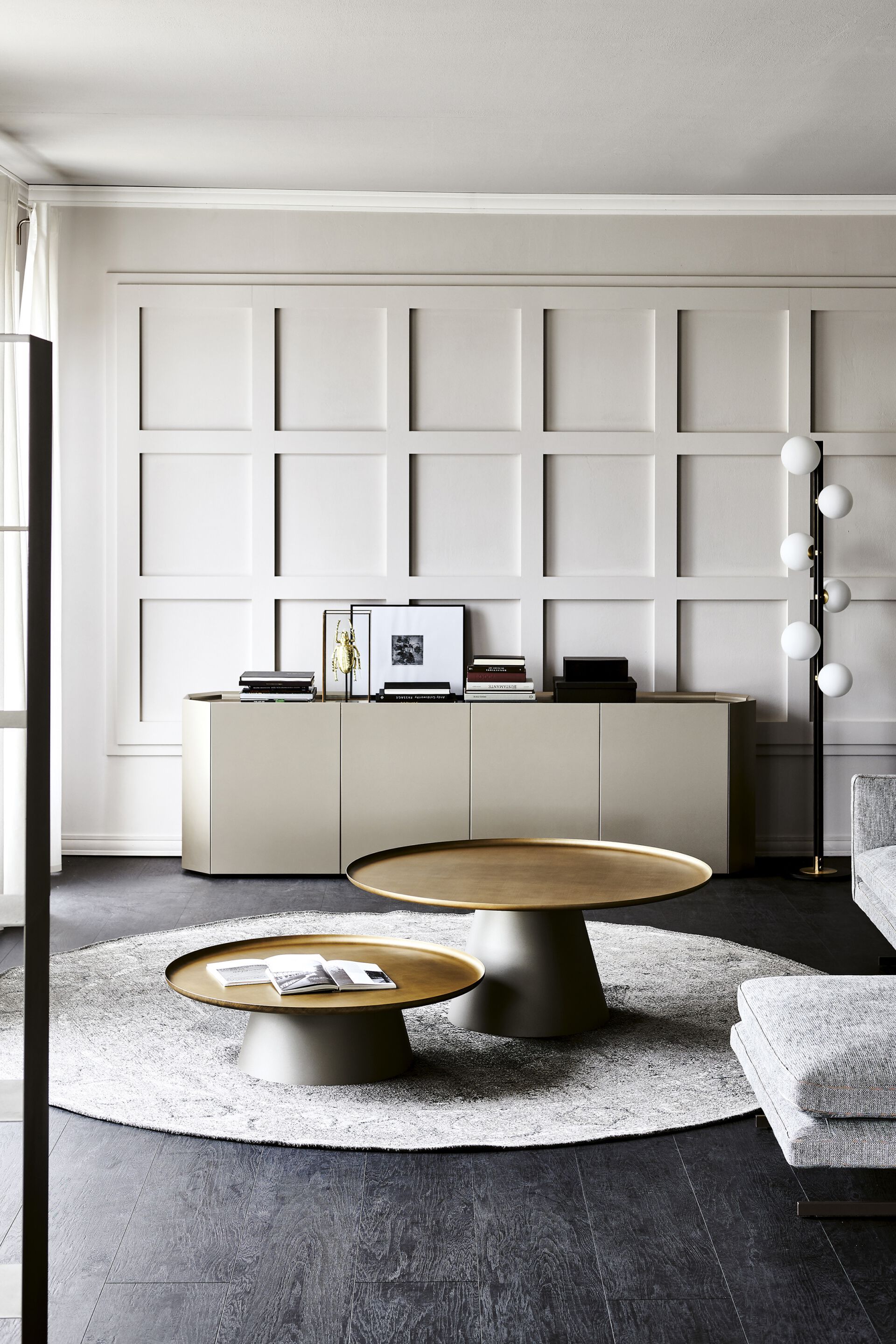 Круглый металлический журнальный столик Cattelan italia AMERIGO ARCH-00097887 - Вид №1