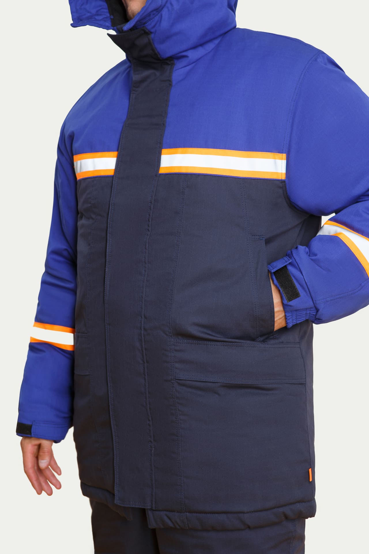 67977 Костюм "Энерджи" утепленный темно-синий василек  Зимняя спецодежда  размер 64-66/182-188  - Вид №13