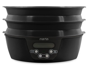 9934667 Сушилка для овощей и фруктов MARTA MT-FD1888A черный