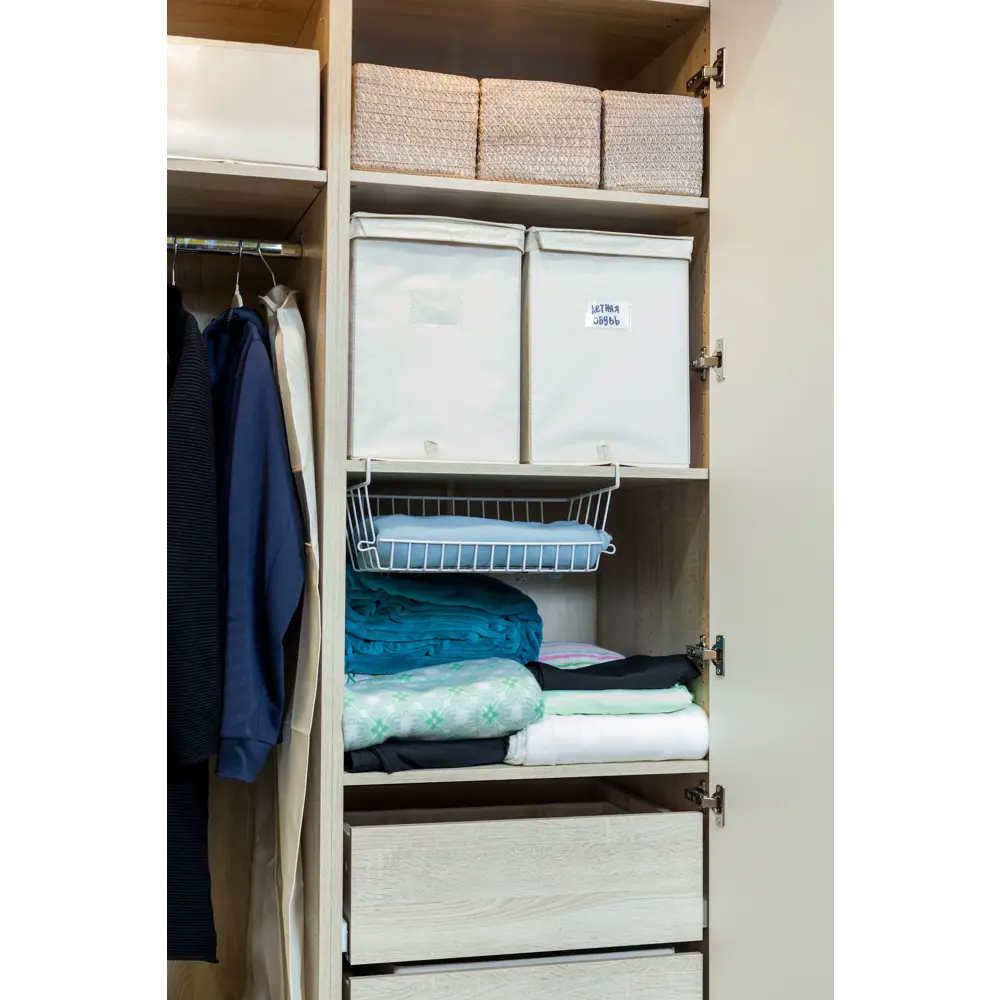 Короб Spaceo для обуви 22х16x34 см нетканный материал цвет бежевый STLM-2059622 - Вид №6