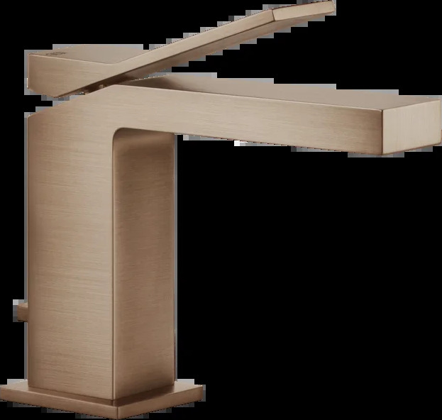 Смеситель для умывальника 53001 708 Gessi Rettangolo k МЕДНЫЙ МАТОВЫЙ PVD