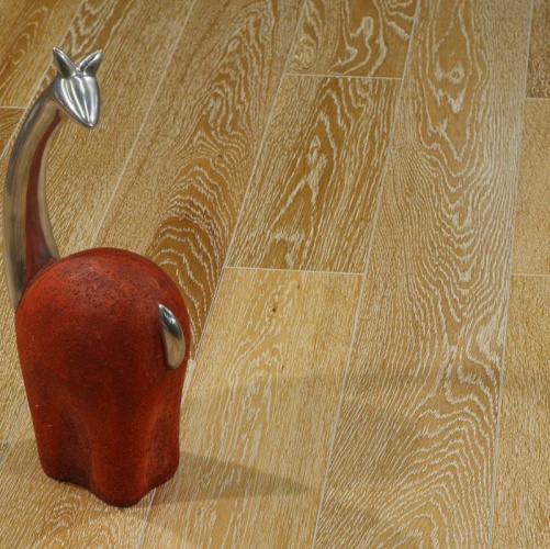 Массивная доска Magestik floor С покрытием Беленый () (400-1800)x180x18мм Дуб с брашью (Текстурированная) 400-1800х180 мм MGK Magestic floor 2600300188 - Вид №7