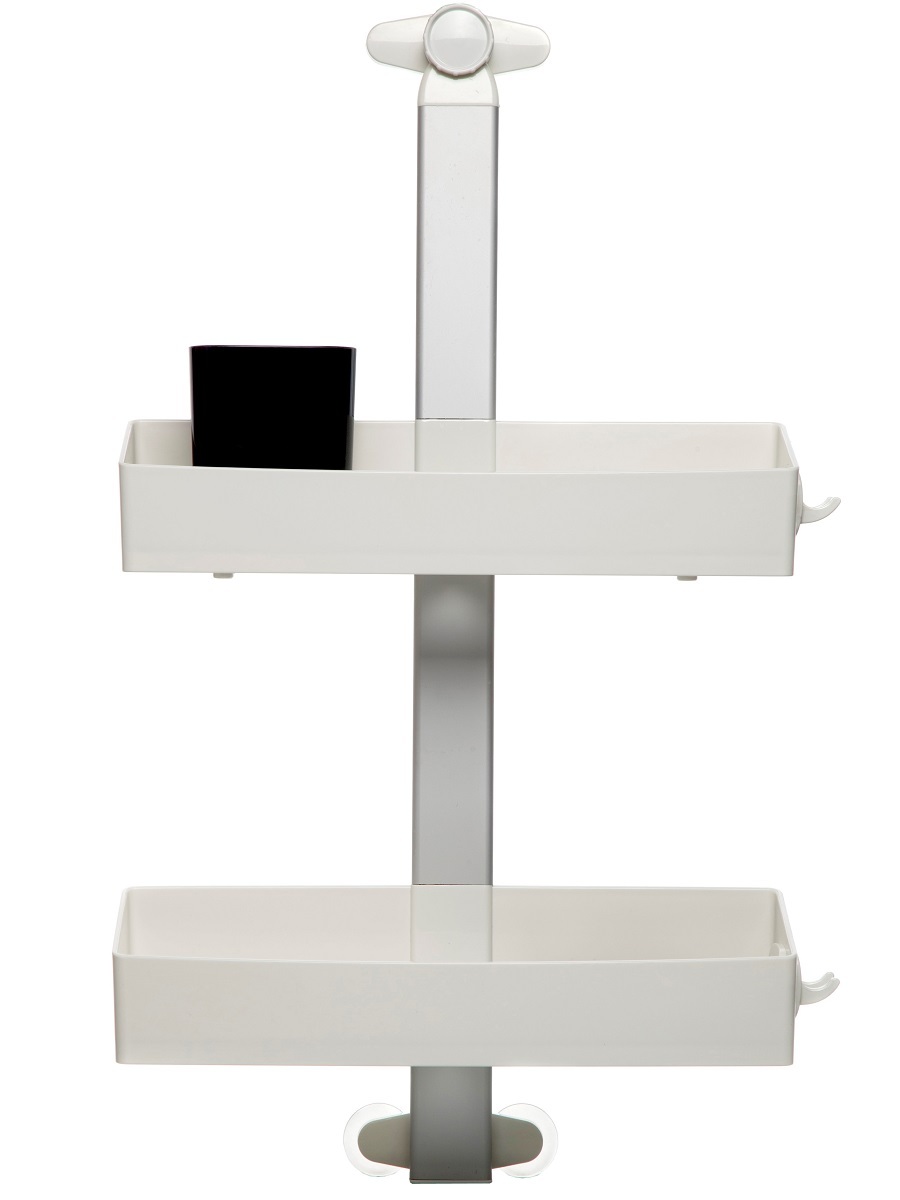 Полка для душа Crafty White/Anthracite NAVAKO 10072