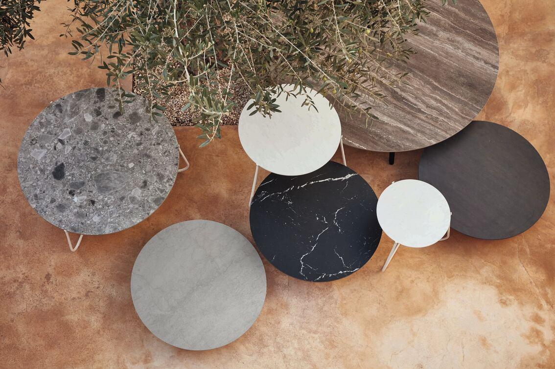 Журнальные столики pcsts белые f8 ⌀42см Manutti Mood MNST647 - Вид №5