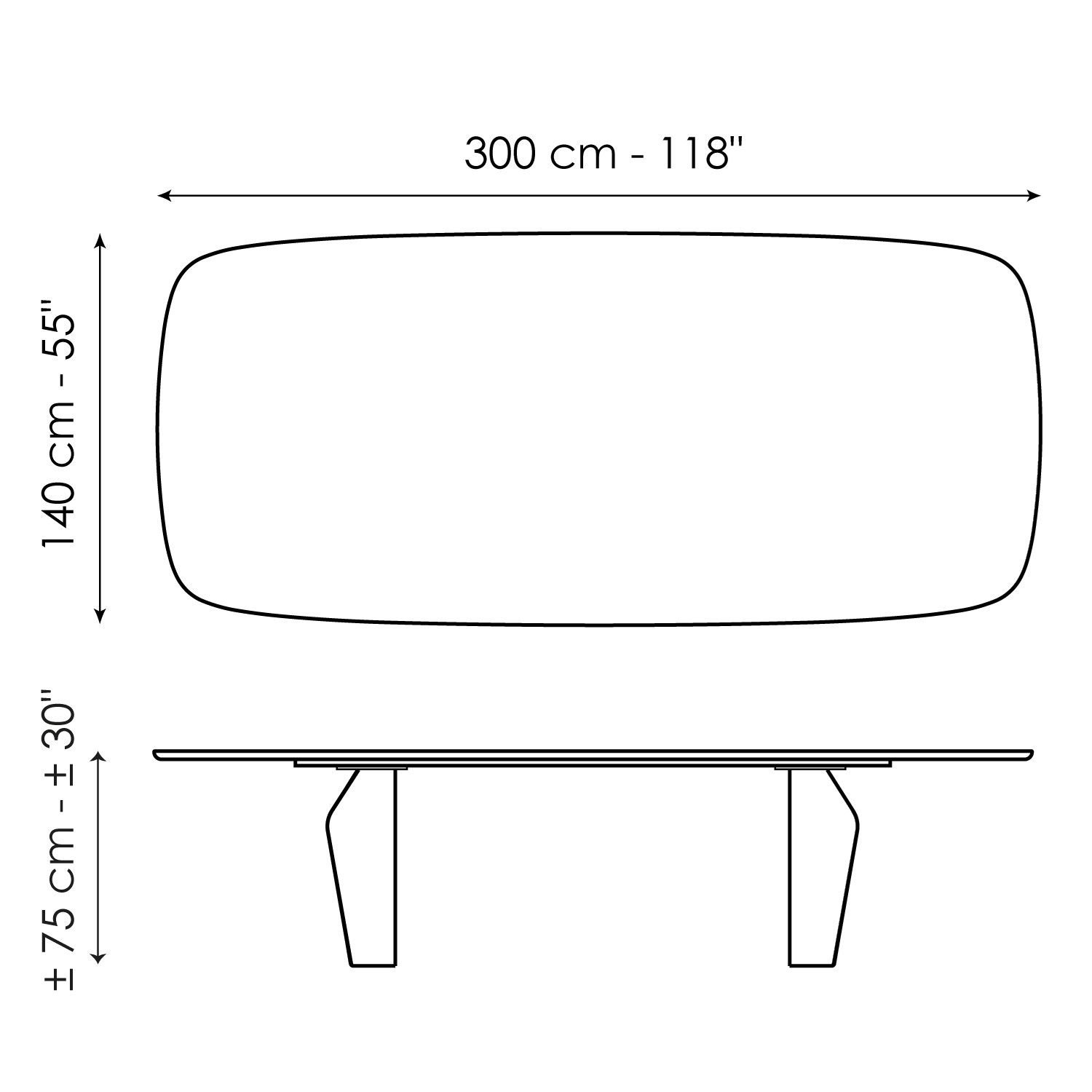 Бочковый стол BONALDO Flame ARCH-00131048 - Вид №7