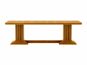 Прямоугольный садовый стол из тикового дерева