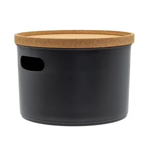 Органайзер круглый Berossi Zero 19.6x13.5x19.6 см цвет базальт