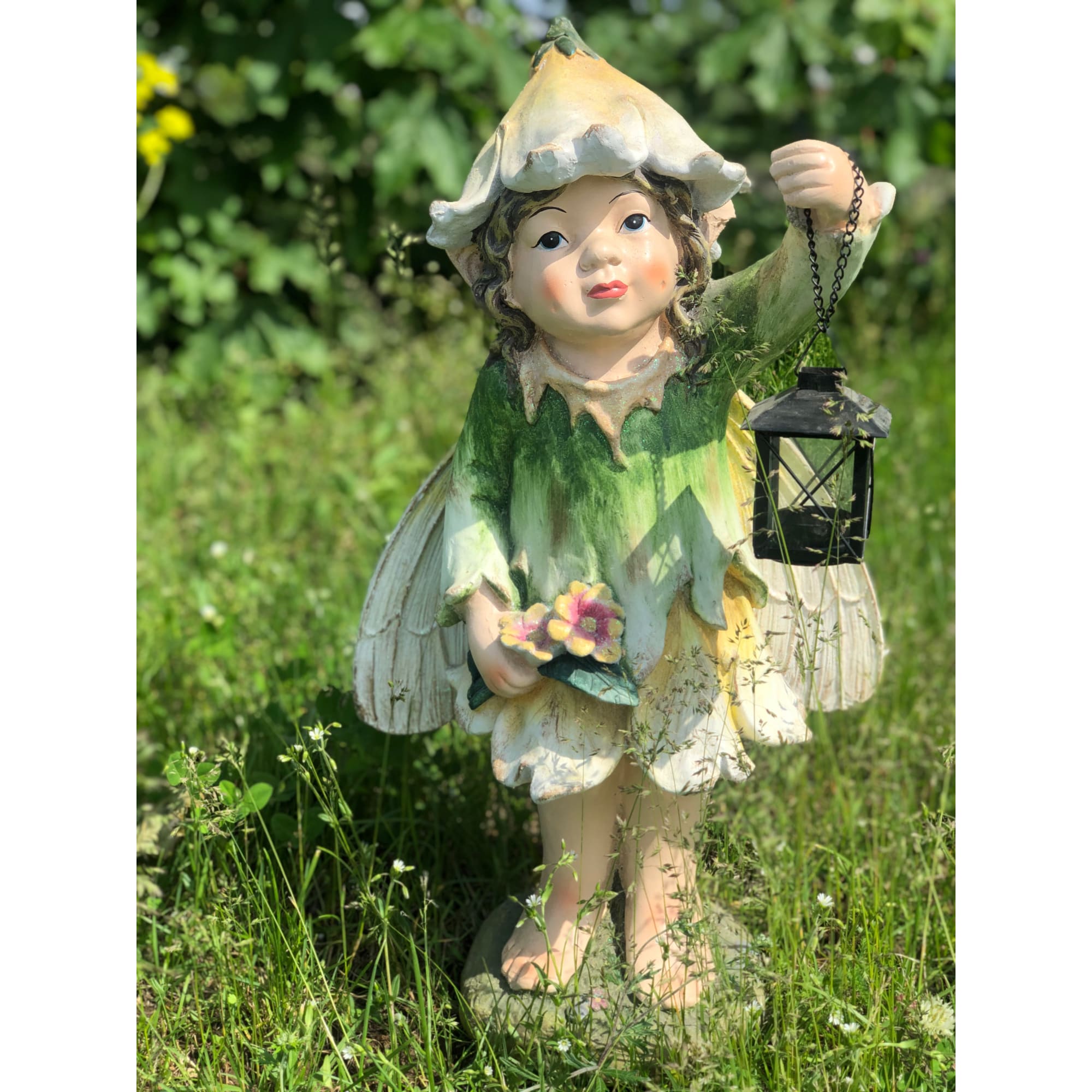 82605568 Фигура садовая «Фея с фонарем» высота 60 см Santreyd  - Вид №3