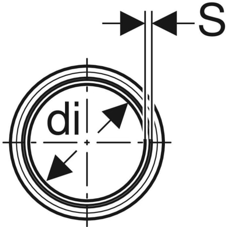 393.410.14.1 Труба Geberit Silent-Pro с двумя раструбными муфтами Geberit  - Вид №3