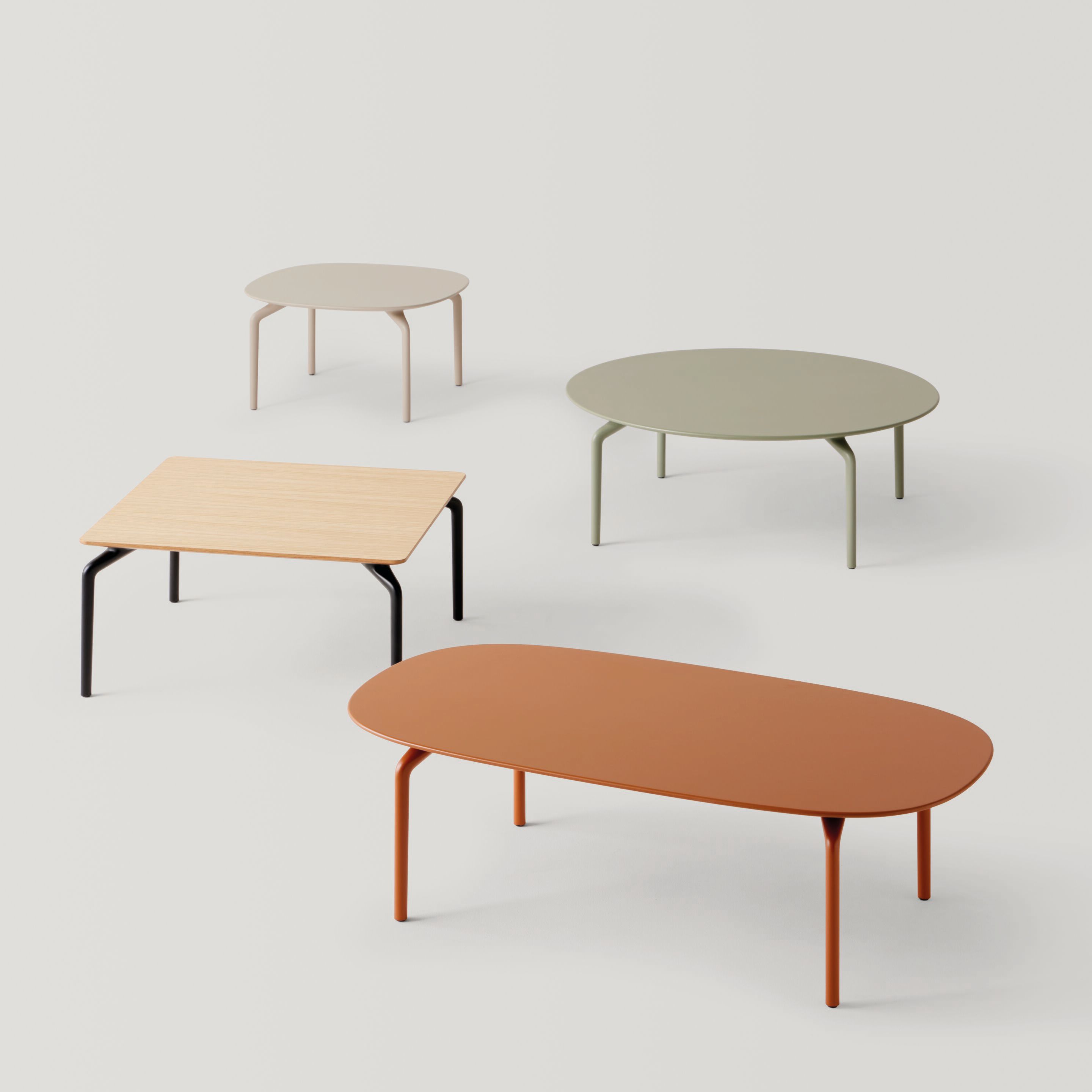 Деревянный низкий круглый журнальный столик INCLASS Kern ARCH-00148423 - Вид №2