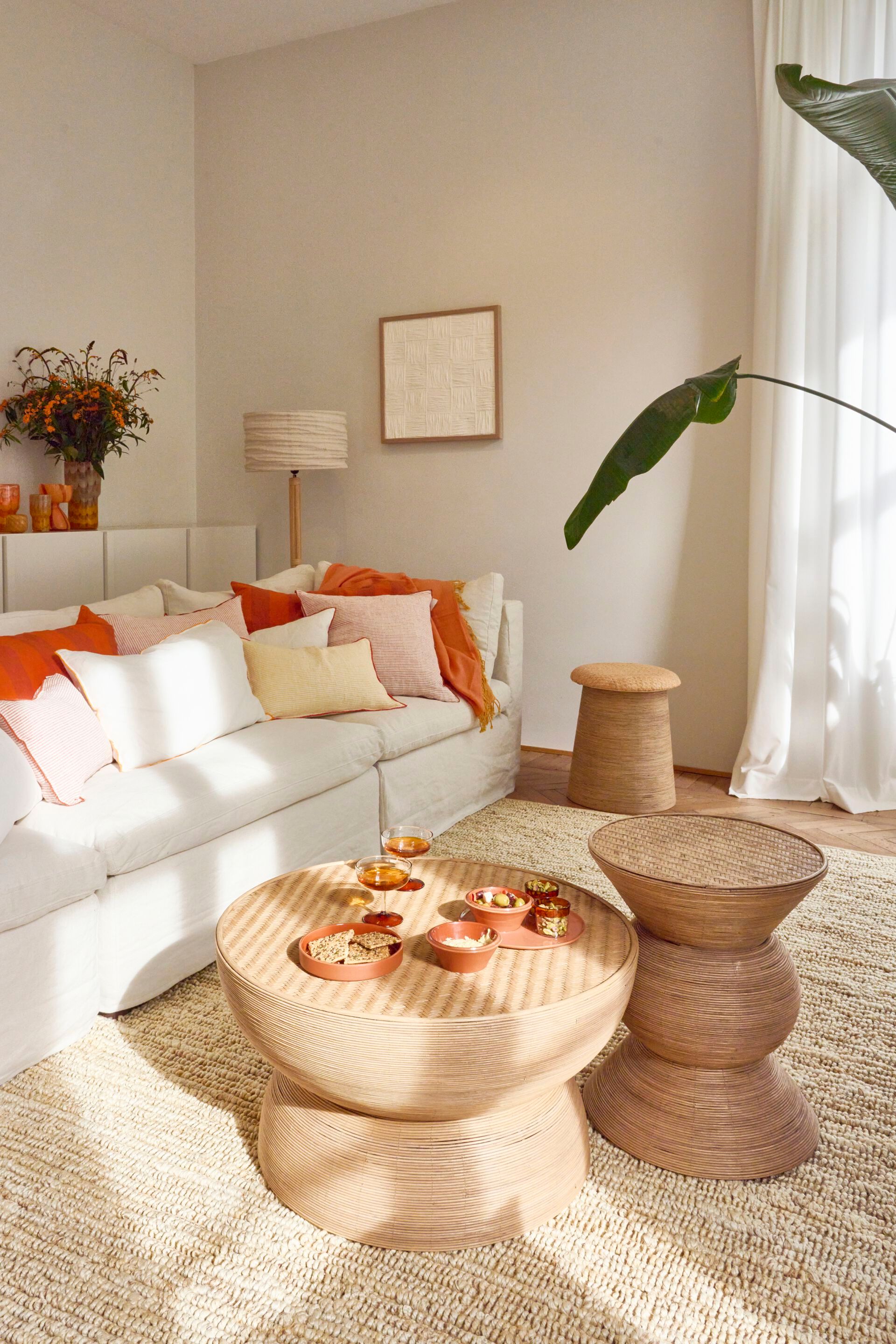 Льняная полосатая квадратная подушка POMAX Cirque Magique ARCH-00079905 - Вид №6