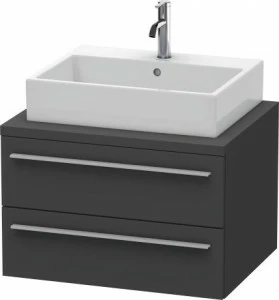 XL541604949 X-Large Тумбочка для консоли Графит матовый, декор
