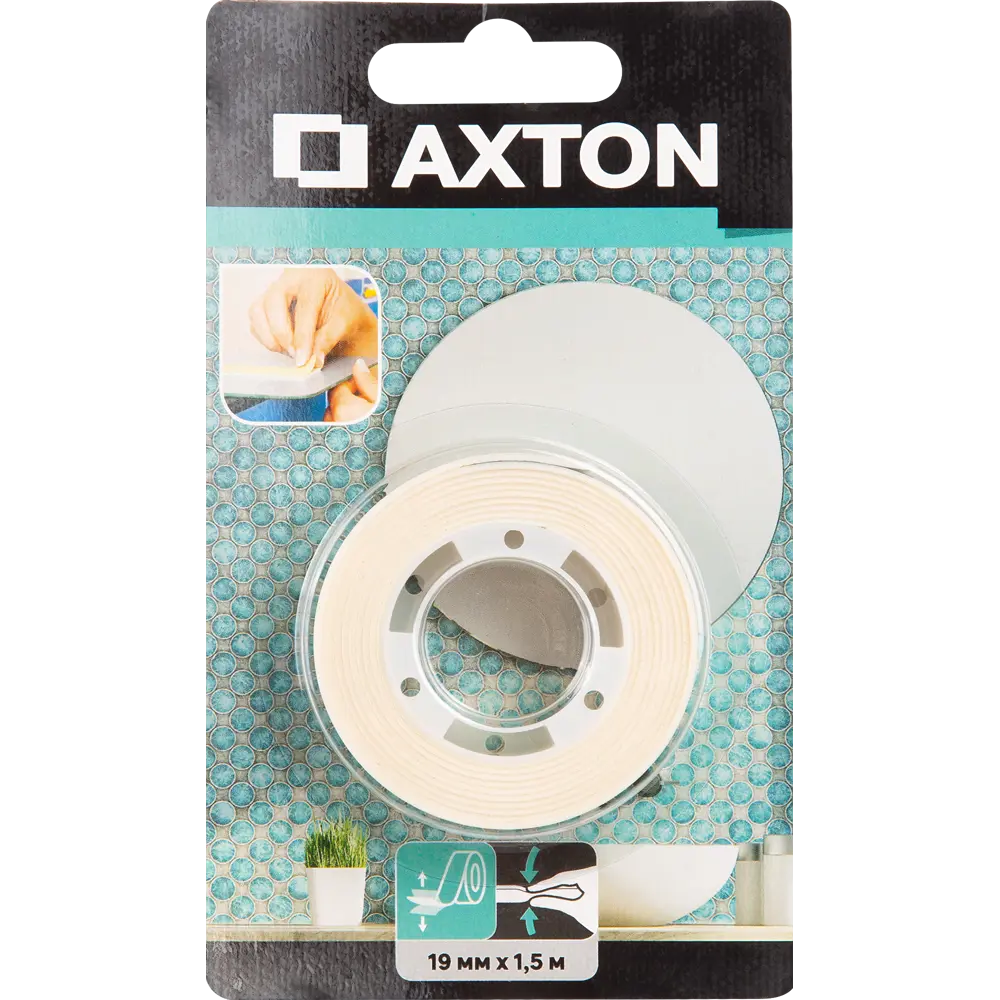 Двусторонняя клейкая лента Axton для надежного крепления зеркал 82664792 STLM-1482083