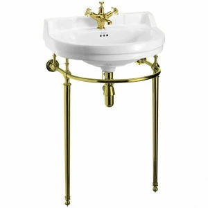 B7 2TH, T25A GOL Напольная раковина стоящая овальная Burlington Gold