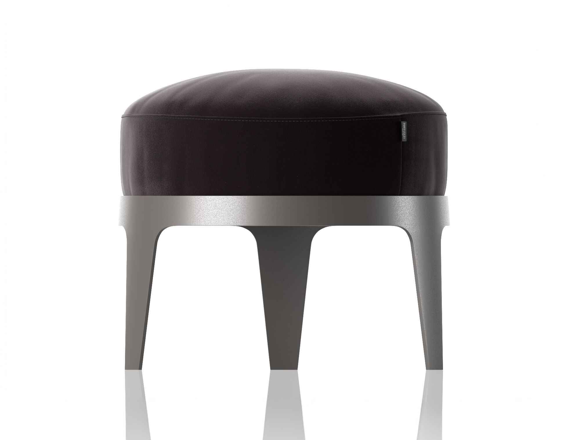 Круглый пуф из ткани Natuzzi Italia Герман ARCH-00086694