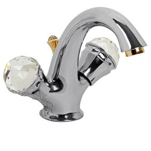 Смеситель MIGLIORE Korona ML.KRN-4734.CRDO для раковины, хром/золото