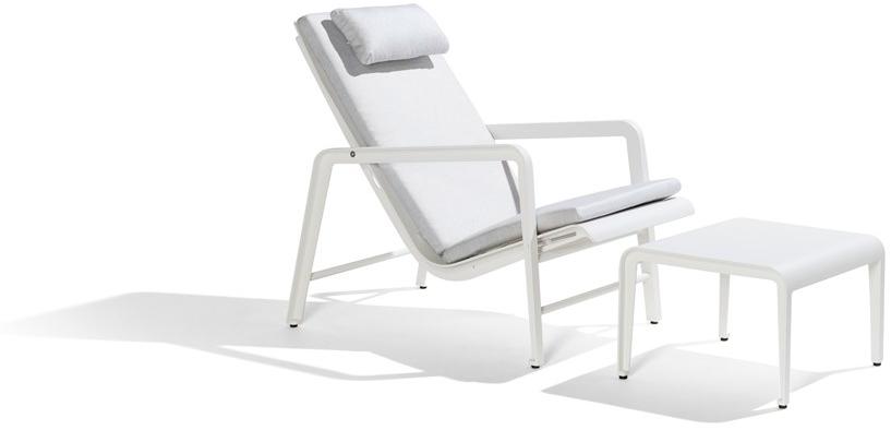 TRIBÙ Прямоугольная подставка для ног из алюминия Mirthe 07490 - Вид №2