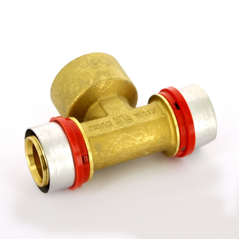 Тройник пресс-В TIEMME 40х1"1/4х40 1650112 - Вид №2