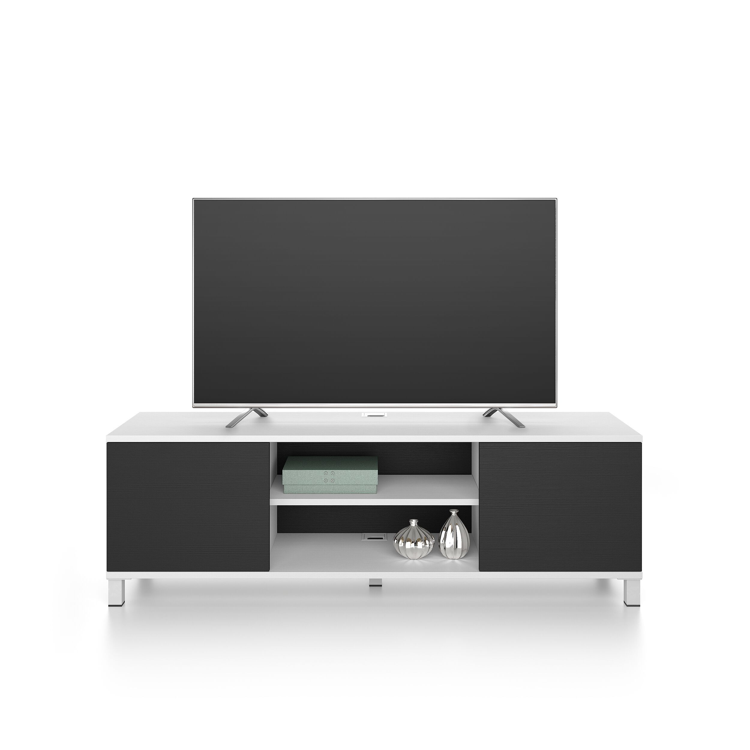 Мебель для телевизора из меламиновой ткани с системой кабельных втулок и распашными дверцами Mobili Fiver Rachele ARCH-00106865 - Вид №33