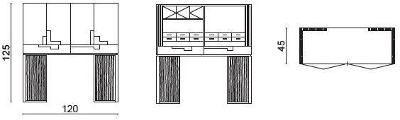 HUGUES CHEVALIER Комод деревянный с ящиками Saint-germain sun-id-1483209 - Вид №2