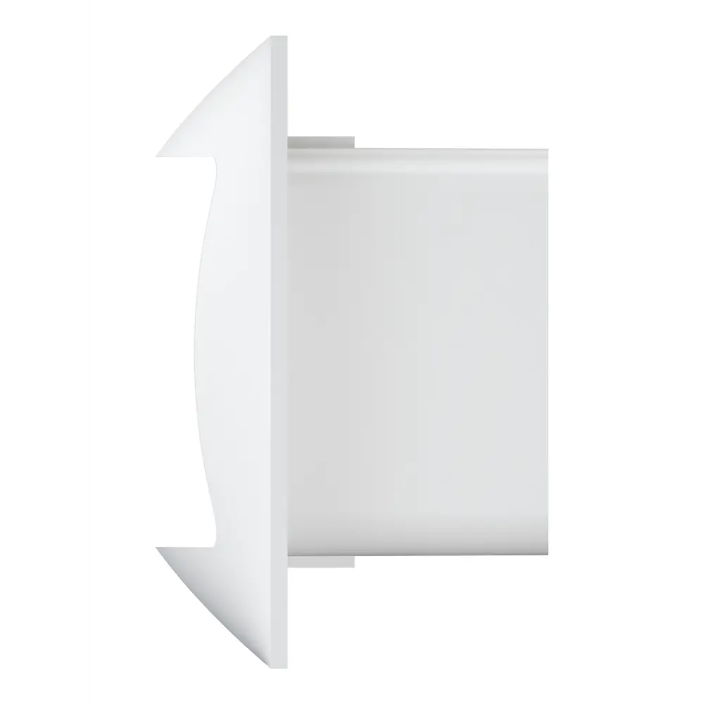 Вентиляционная решетка с фланцем Fonet 110x55 мм пластик цвет белый STLM-2036550 - Вид №2