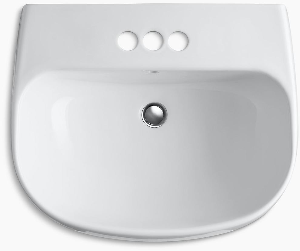 K-2293-4-96 Напольная раковина стоящая прямоугольная Kohler  - Вид №2