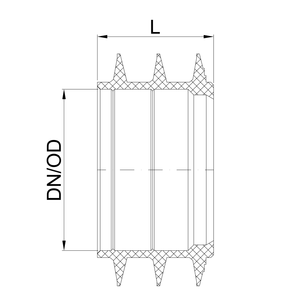 02894 Соединения с трубами POLO-KAL поколения до 1960 г. Tece  - Вид №1