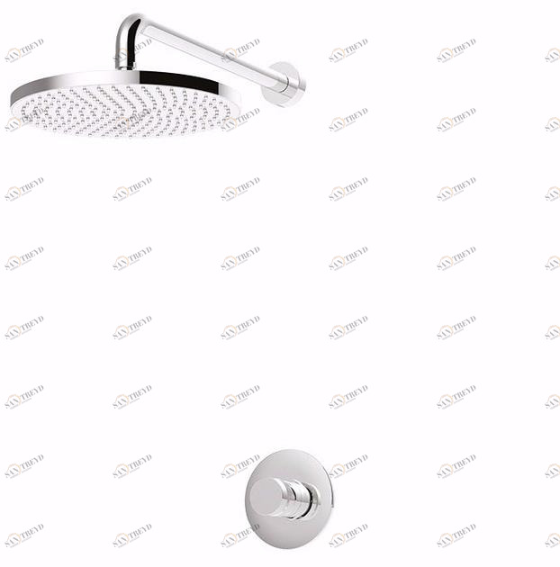 Rubinetteria Giulini Смеситель для душа одинарный с лейкой Myring Fmr0015wb