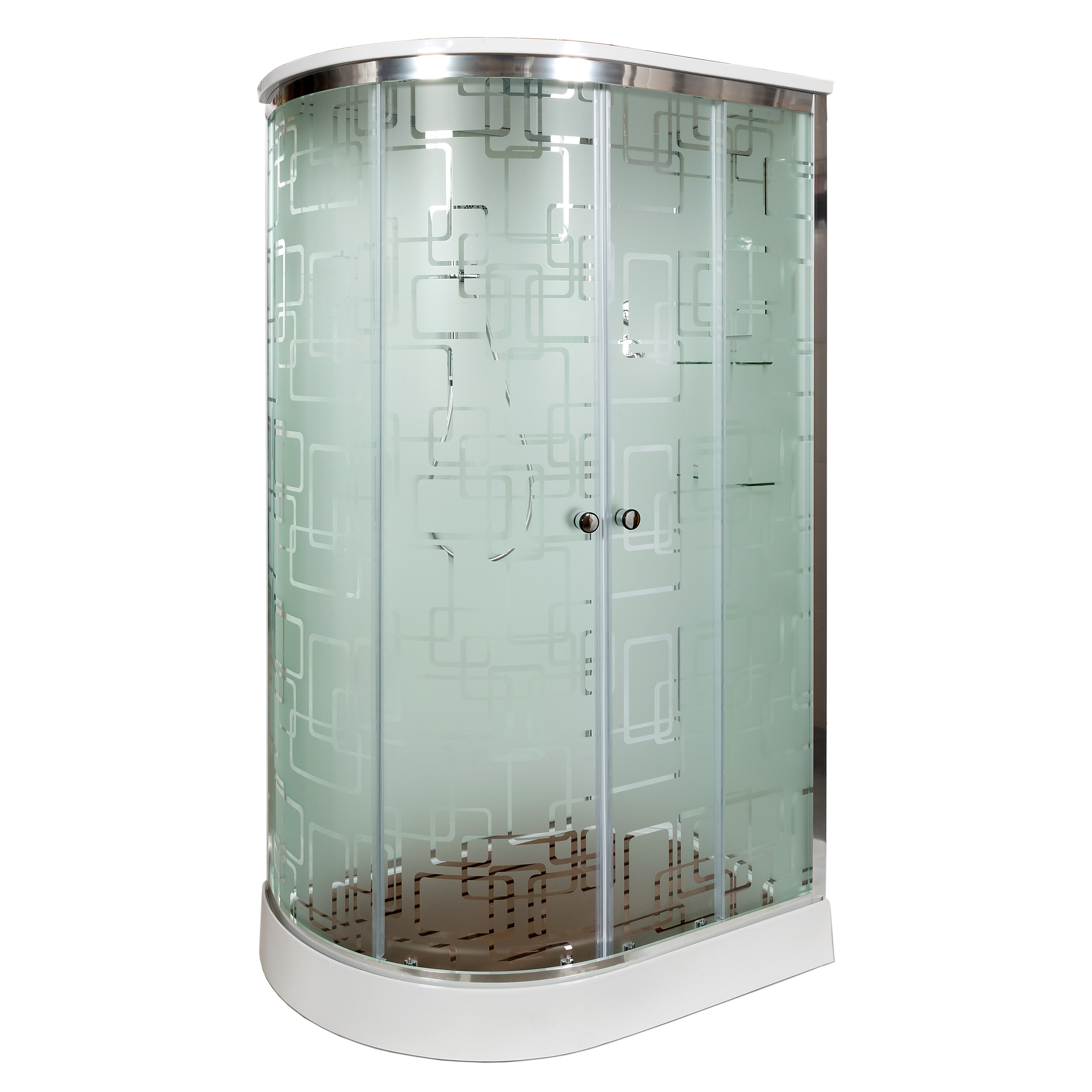 ЕМ4512 R с гидромассажем (гм.) Душевая кабина DETO Серия EM ЕМ1511 R с гм. и эл. - Вид №8