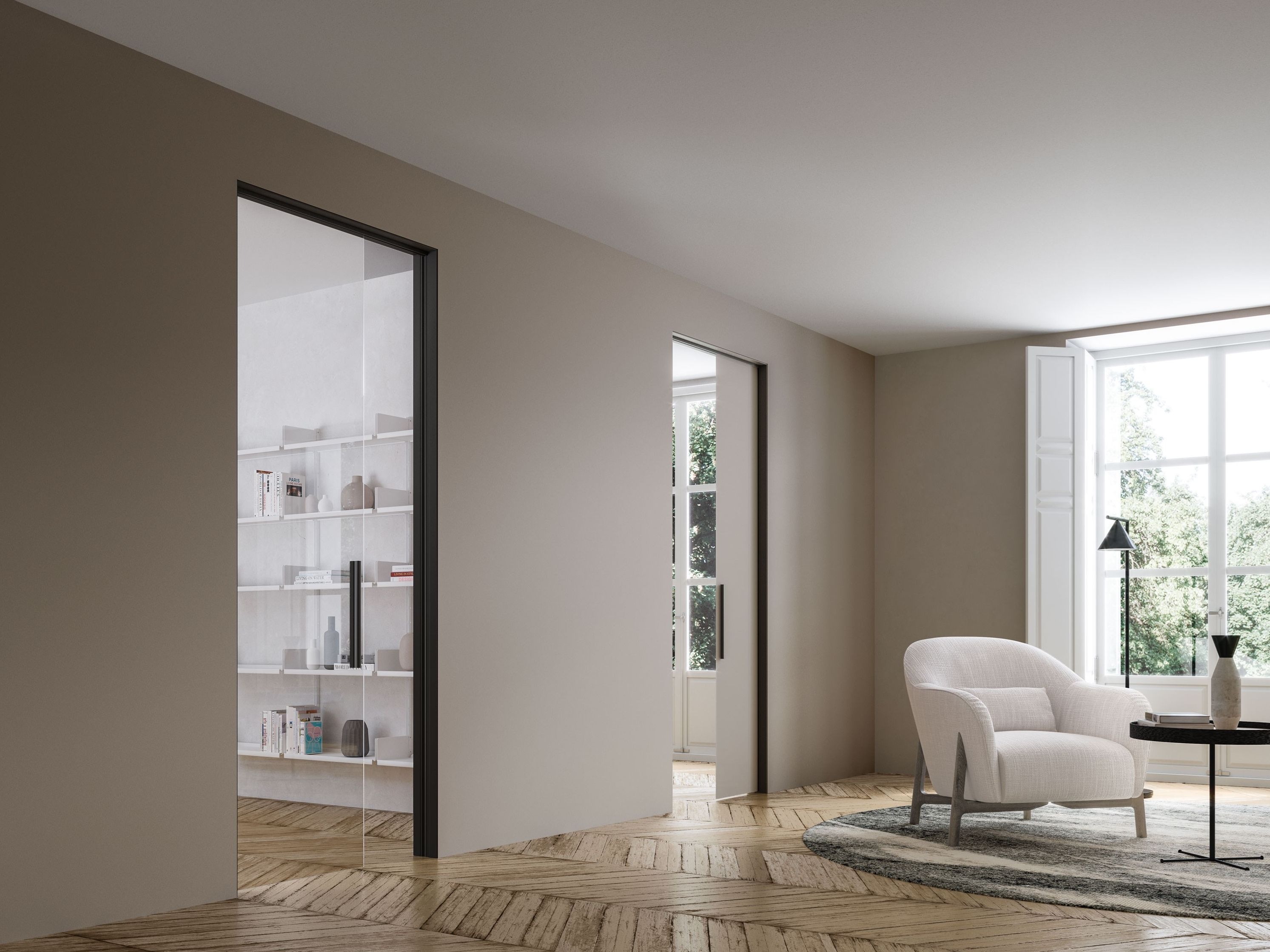 Раздвижные двери интерьер стены ADL Light ARCH-00094654