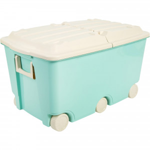 82472547 Ящик для игрушек 685х395х385 мм 66,5 л, цвет зелёный Пластишка