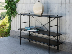 Металлическая полка с 3 полками