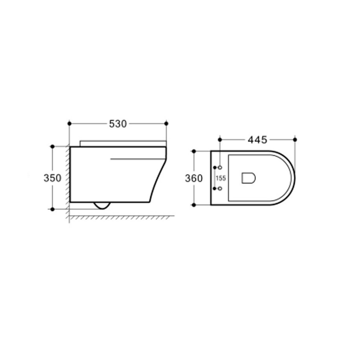VT1-27 Унитаз подвесной Vincea Edge Santreyd - Вид №7