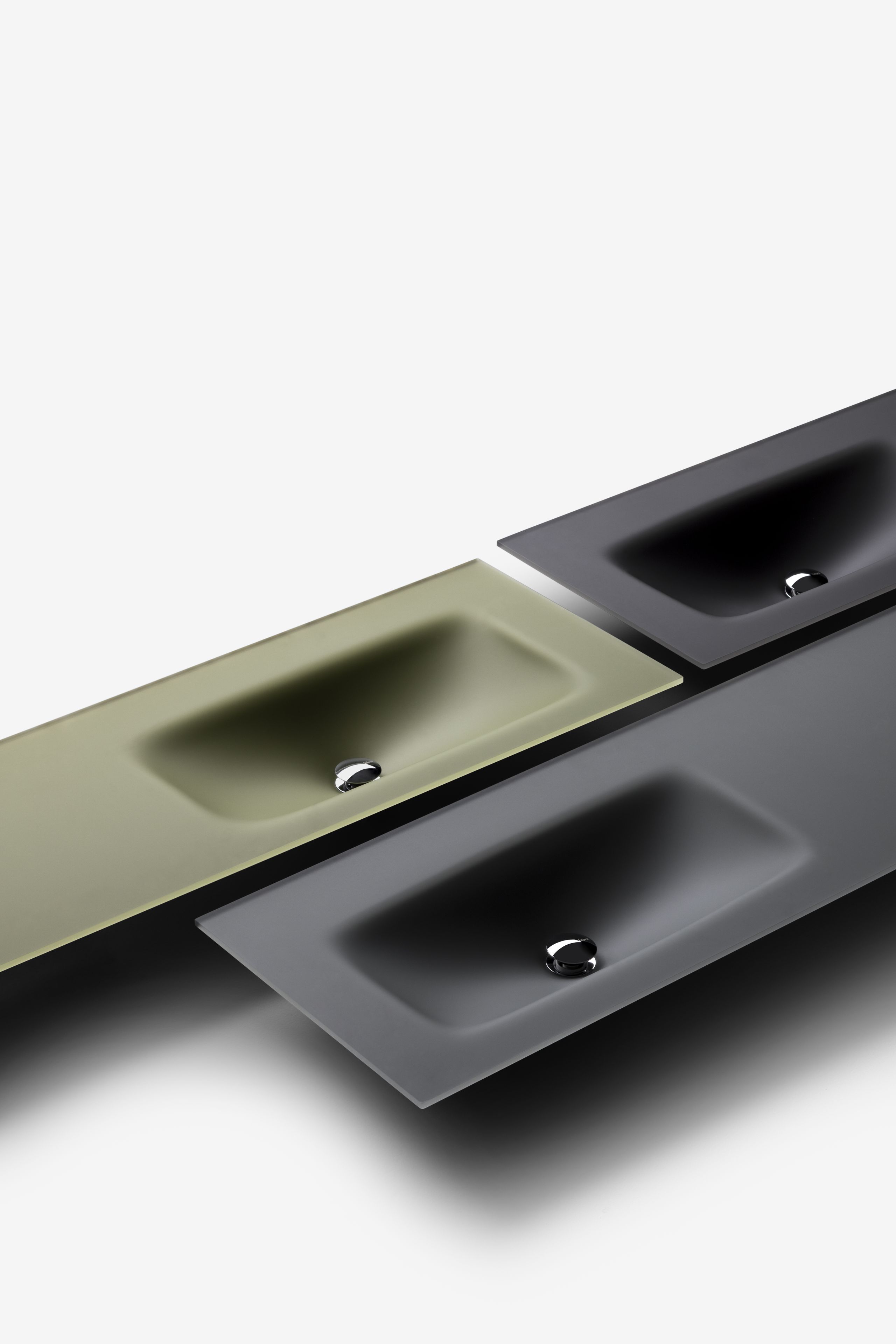 Раковина из матового стекла с столешницей Falper VETRO ARCH-00024190 - Вид №1