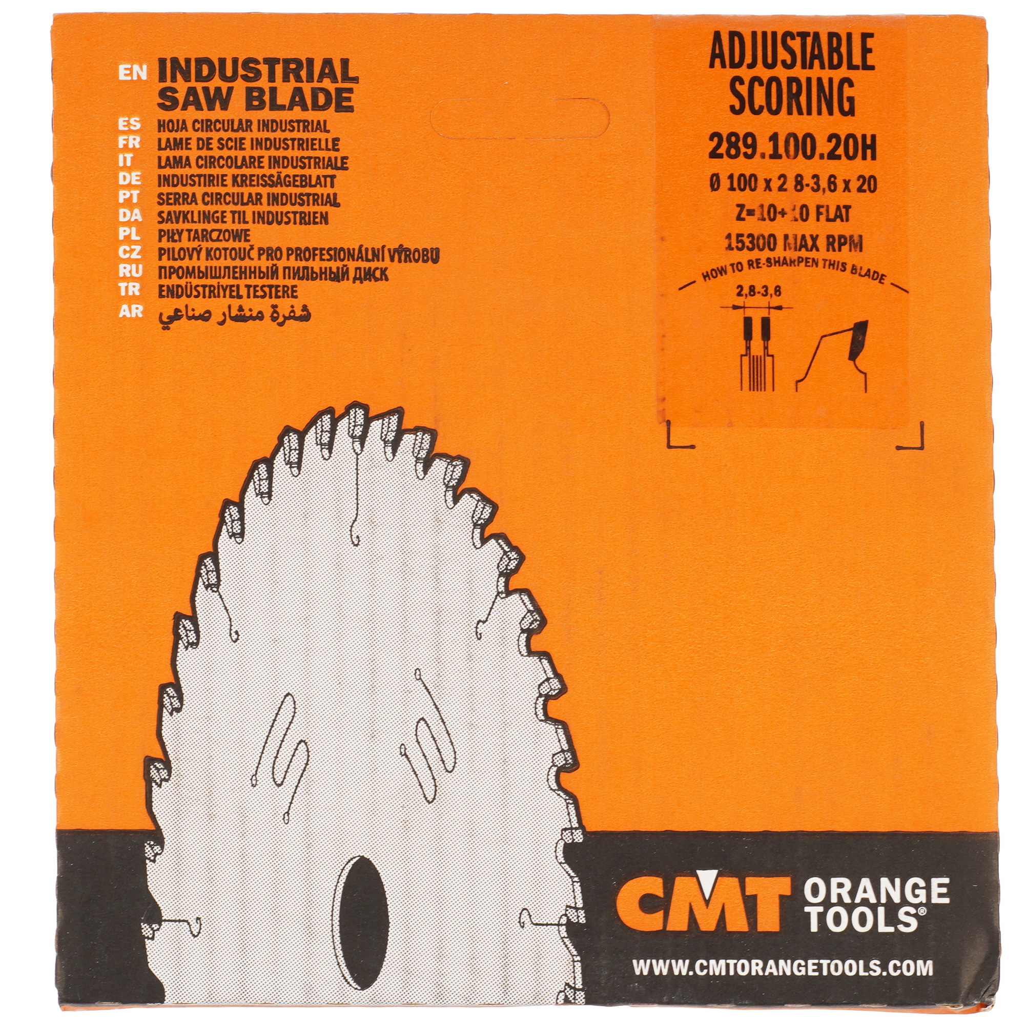 Диск пильный CMT 289.100.20H 5489474 STDN-0008766 - Вид №3